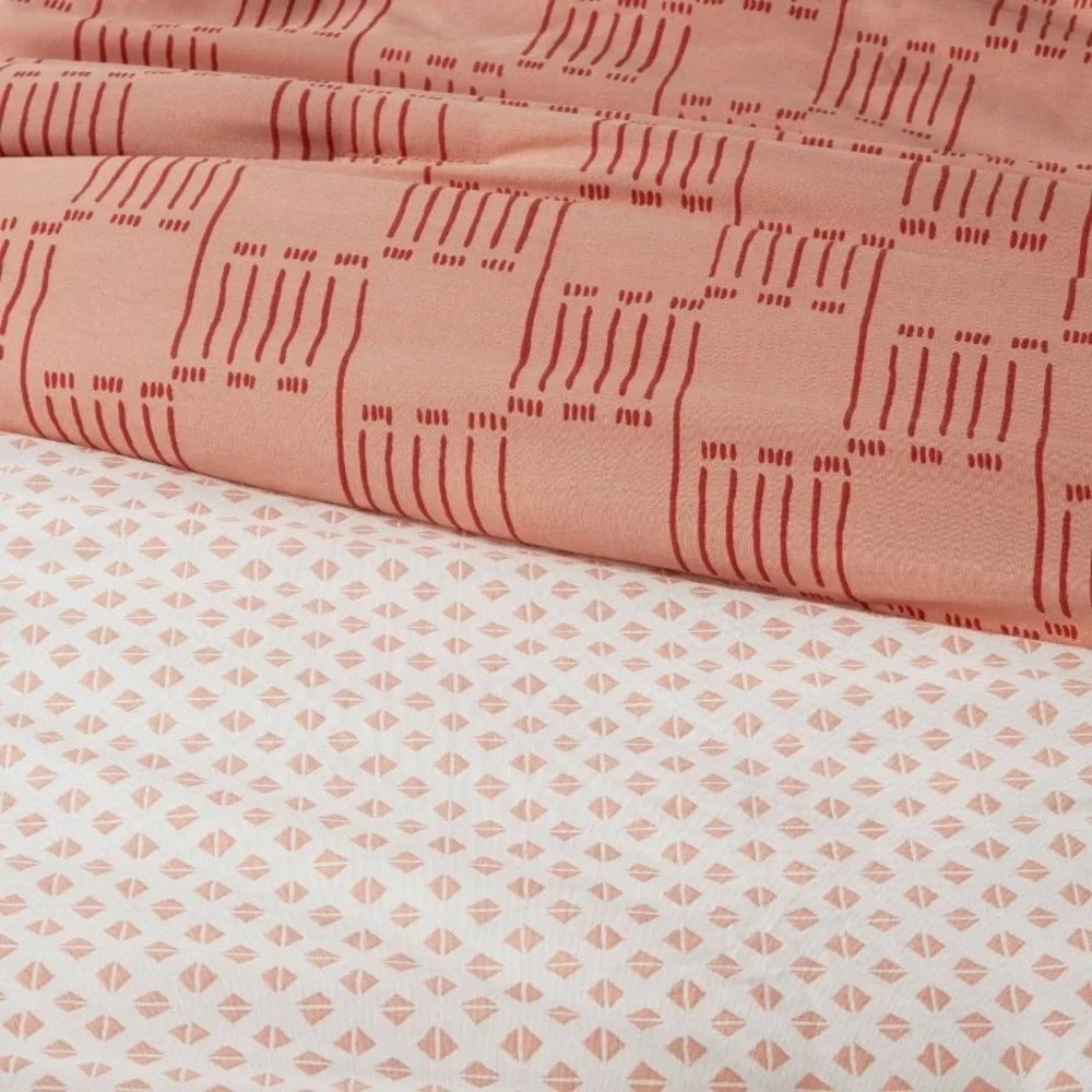 Threshold Boho Reversible Printed Comforter & Sham Set Bronze - Threshold Twin